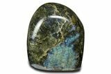 Flashy Free-Standing Polished Labradorite - Madagascar #361971-1